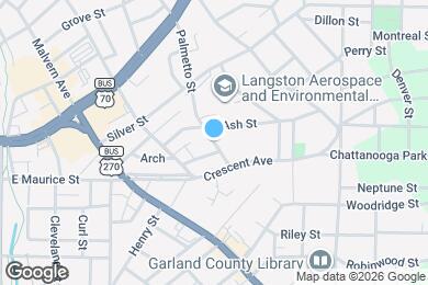 Map image of the property - 411 Palmetto St