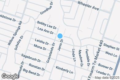 Map image of the property - 1407 Janis Dr