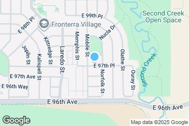 Map image of the property - 16447 E 97th Pl