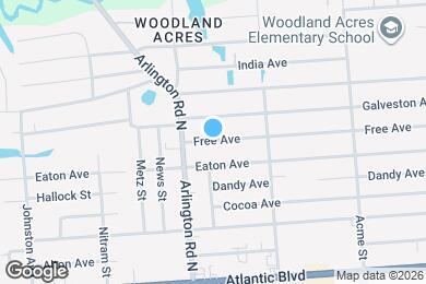 Map image of the property - 7600 Free Ave