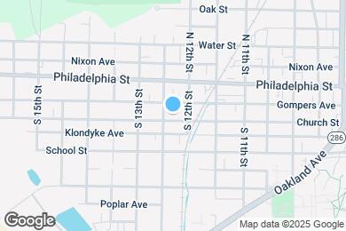 Map image of the property - 1221 Church St