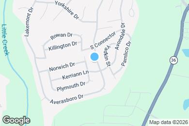 Map image of the property - 88 Averasboro Dr