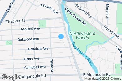 Map image of the property - 1653 Oakwood Ave