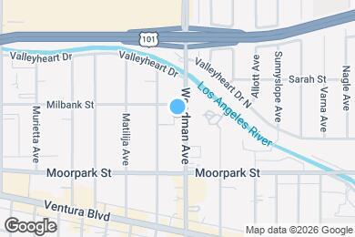 Map image of the property - 4477 Woodman Ave