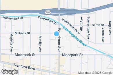 Map image of the property - 4477 Woodman Ave