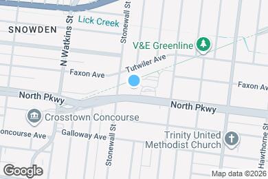 Map image of the property - 1534 N Parkway