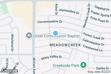 Map image of the property - 3200 Creekwood Ln