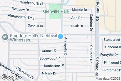 Map image of the property - 1205 Hillsdale Dr