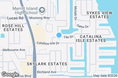 Map image of the property - 165 Tiki Dr