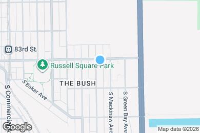 Map image of the property - 8317 S Buffalo Ave