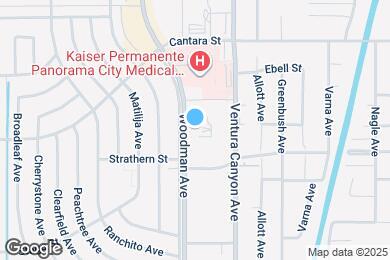 Map image of the property - 8014 Woodman Ave