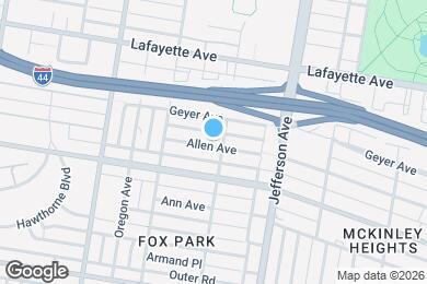 Map image of the property - 2711 Allen Ave