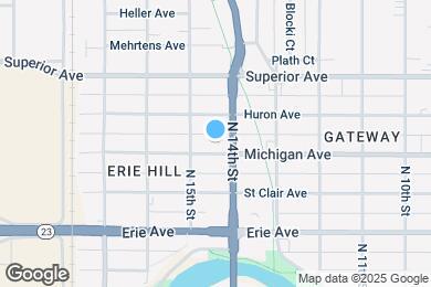 Map image of the property - 1416 Michigan Ave