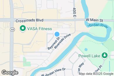 Map image of the property - 1273 N Baycrest Dr