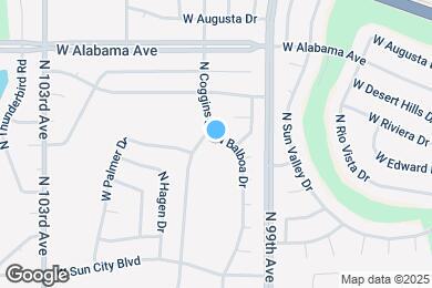 Map image of the property - 11832 N Balboa Dr