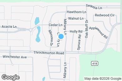 Map image of the property - 4300 Cherry Ln