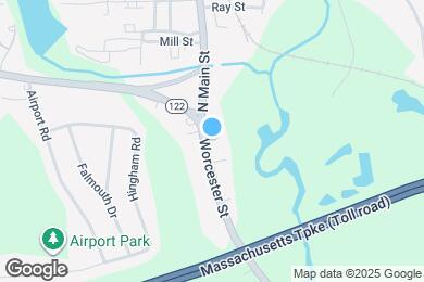 Map image of the property - 156 Worcester St