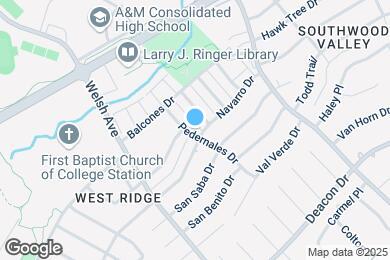 Map image of the property - 2411 Pedernales Dr