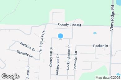 Map image of the property - 13201 Hummingbird Ln