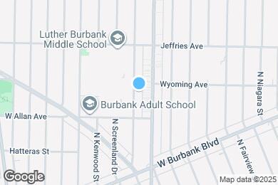 Map image of the property - 1632 N Pepper St