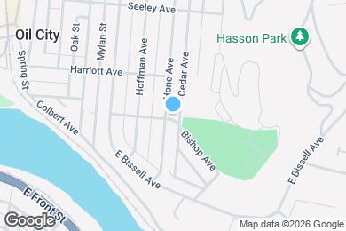 Map image of the property - 212 Bishop Ave