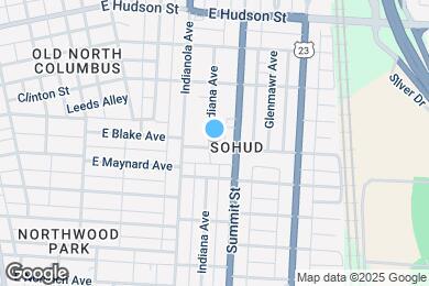 Map image of the property - 2350 Indiana Ave