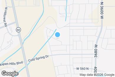 Map image of the property - 4052 W Harper Ln