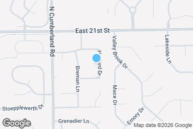 Map image of the property - 1932 Herford Dr