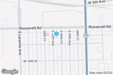 Map image of the property - 1229 S 50th Ave