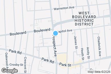 Map image of the property - 422 Prospect Ave