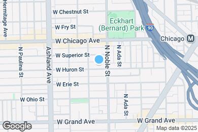 Map image of the property - 1416 W Huron St