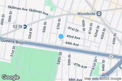 Map image of the property - 43-18 58th St