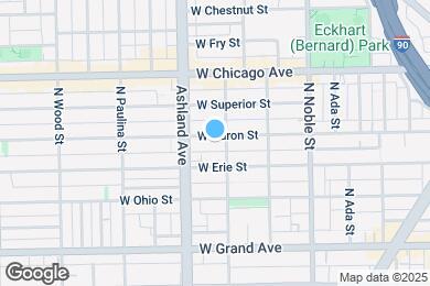 Map image of the property - 1505 W Huron St