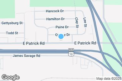 Map image of the property - 4413 E Patrick Rd