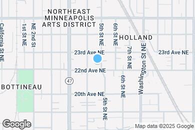 Map image of the property - 2208 5th St NE