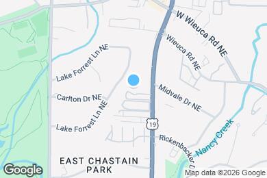 Map image of the property - 4300 Roswell Rd NE
