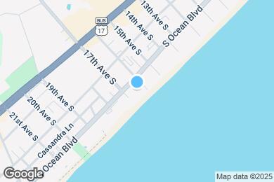 Map image of the property - 1605 S Ocean Blvd