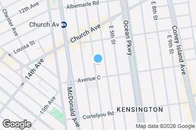 Map image of the property - 427 E 3rd St