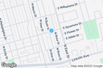 Map image of the property - 420 N Bush St