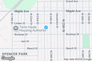 Map image of the property - 2031 Blaine Ave