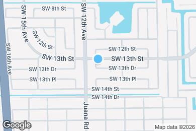 Map image of the property - 1167 SW 13th Dr