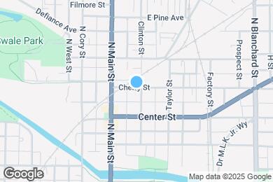 Map image of the property - 328 Clinton St