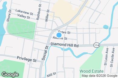 Map image of the property - 185 Adams St