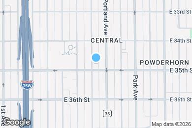 Map image of the property - 3445 5th Ave S