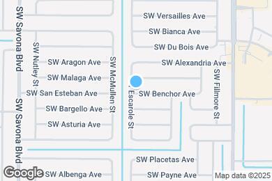 Map image of the property - 3265 SW Escarole St