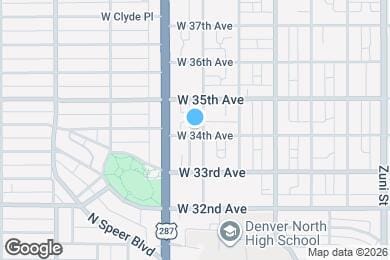 Map image of the property - 2901 W 34th Ave