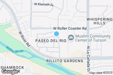 Map image of the property - 1595 W Gleaming Moon Ln