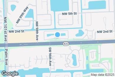 Map image of the property - 9645 NW 1st Ct