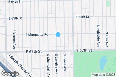 Map image of the property - 6613 S Langley Ave