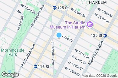 Map image of the property - West 121st Street